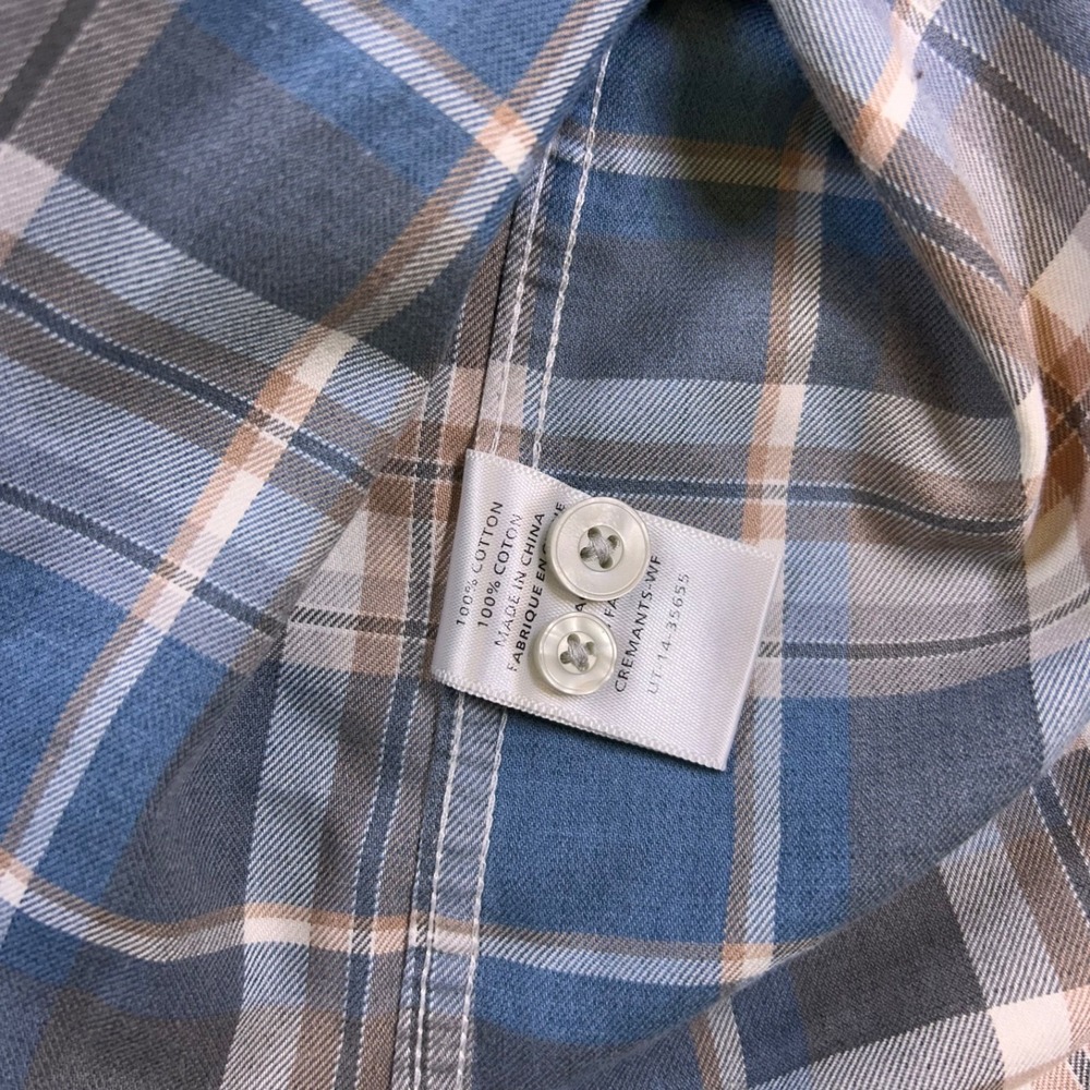 UNTUCKit Long Sleeve Button Down Shirt Men's Large Terrantez Plaid Wrinkle Free - Picture 7 of 11